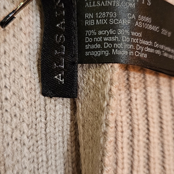 ALLSAINTS SCARF. - Picture 3 of 10